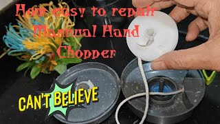 How to fix your Hand Chopper l Easy Repair l Do not Throw @doughnutzzzlover #diy #handchopper