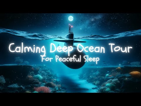 Calming Deep Ocean Tour With Blue/White Noise | Best Sleep Meditation Videos For Relaxed Sleep