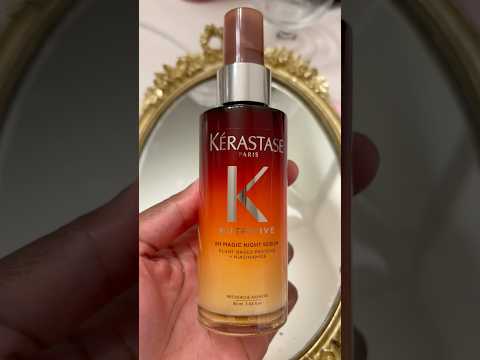 @KerastaseUSA 8hr Magic Night Serum for dry brittle hair. Use this nightly to restore your hair