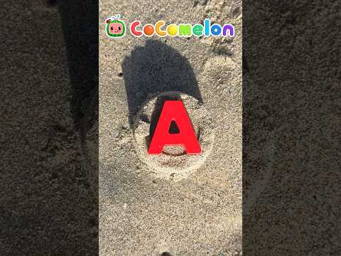 Learn ABCs at the Beach! Easy DIY Lessons! #cocomelon #shorts