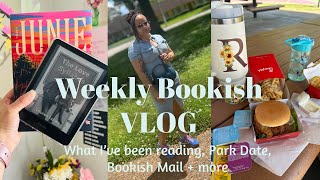 🌺🌸 Spring Weekly Bookish VLOG: What I’ve been reading, Park Date, Bookish Mail + more!!! 💐💫📚