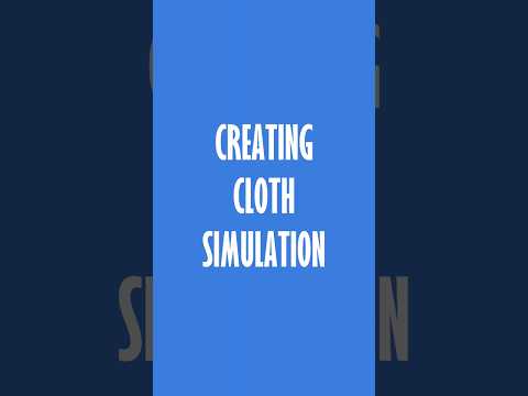 How to simulate cloth in Unreal Engine 5 #unrealengine #cloth #clothsimulation #gamedev #tutorial