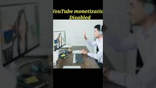 Channel Monetization disable ho gaya | Monetization off | YouTube monetization #shorts