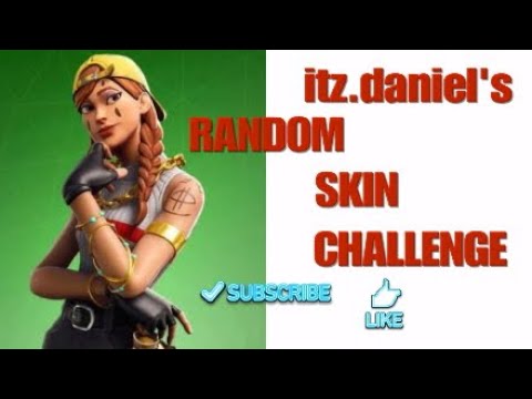The RANDOMIZED SKIN Challenge in Fortnite!