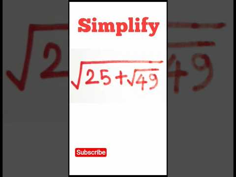A nice simplification problem | math with bipro | #maths #shorts #shortvideo #shortsfeed