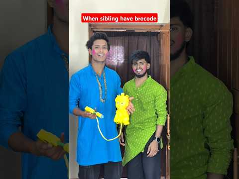 When sibling have brocode | #shorts