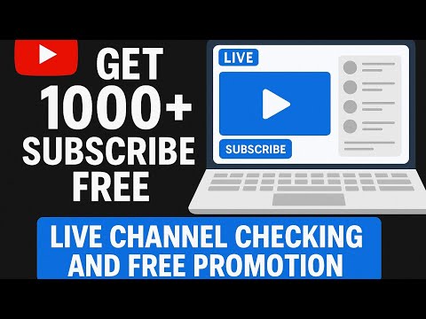 🔴Live YouTube Channel Promotion |1000 SUBSCRIBERS 2 मिनट में ले जाओ 💯🔥
