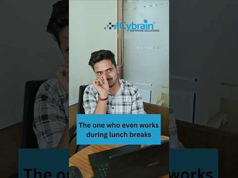 Share with your friends who never forget to keep the tasks pending for lunch breaks!😂#teamcybrain