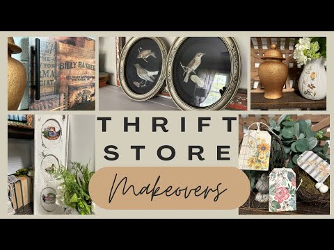 New upcycles and thrift store makeovers 2024/Roycycled Decoupage paper/Iron Orchid Designs