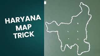 haryana map | haryana ka naksha | haryana map | how to draw haryana map | haryana map drawing