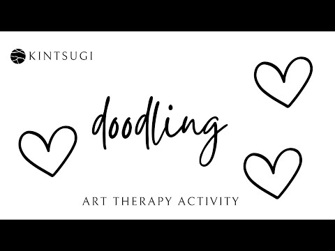 Art Therapy Activity | Doodling with Affirmations
