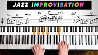 How Jazz Piano Improvisation Works (Beginner Techniques)