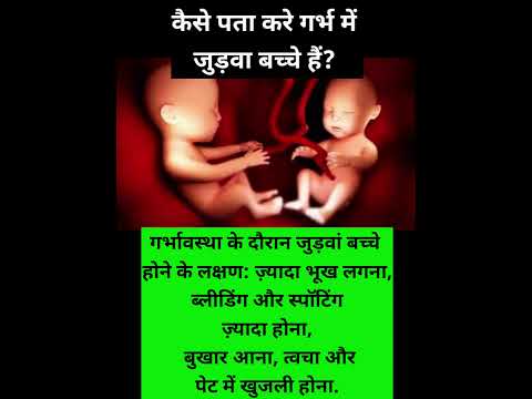 कैसे पता करे गर्भ में जुड़वा बच्चे हैं? #shorts #viralvideo