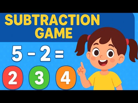 Learn Subtraction for Kids | Easy Math Quiz Game