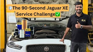 90 Secs to Perfection: Jaguar XE Service | Expert Technicians | 100% Transparency | MotoFyx