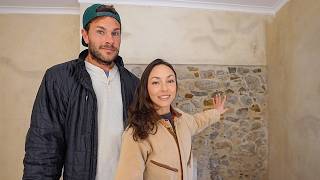 CHALLENGES RESTORING STONE WALLS inside our home in Portugal