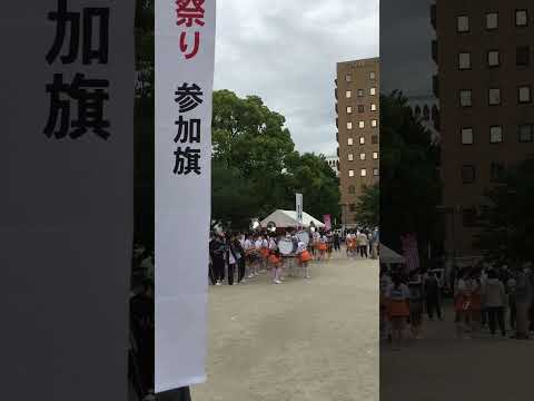 京都橘高校吹奏楽部博多どんたく本番前②Kyoto Tachibana Hakata
