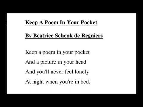 Keep a poem in your pocket/English day competition 2023/grade 07/poetry recitation