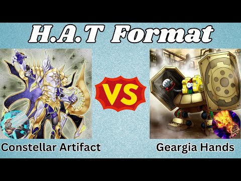 Constellar Artifact Vs Geargia Hands! | HAT Format Replay Review! | (2014 Yu-Gi-Oh! WCQ)