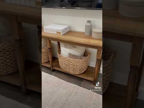 Decorating TV console