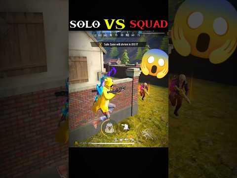 Impossible 👿 solo vs squad CLUTCH #shorts #freefire