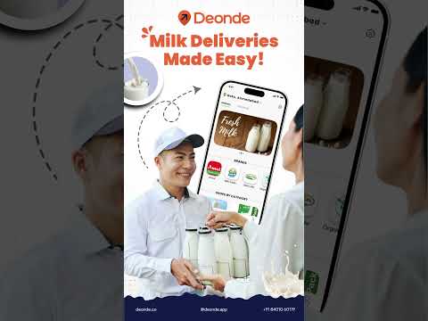 Milk Delivery Made Easy: Build Your Own Milk Delivery App with Deonde