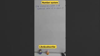 Number system /math for all #mathforallcompetitiveexams