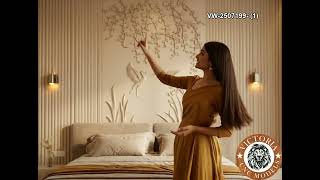 Luxury CNC Wall Panel Design | Modern Dining Room Feature Wall VIDEO 336