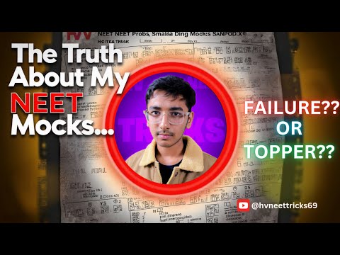 My mock test scores revealed 🤫🔥☠️ | How many mocks did I give? 🙆‍♂️💀 | #neet #education #motivation