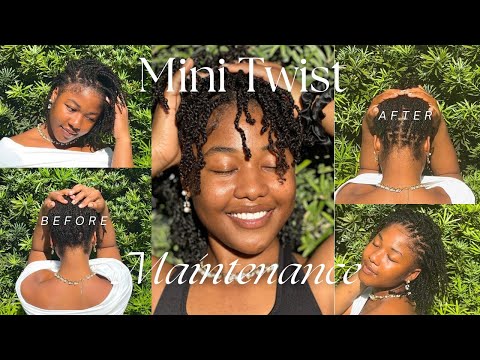 Mini Twist Maintenance + Safe Removal Video✨ ( Quick and Easy Tips )