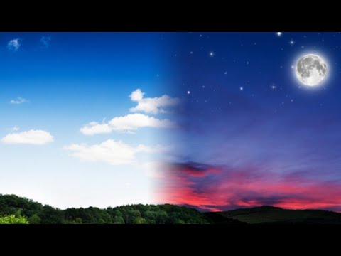 Real night 🌌 and day🌄 program using python | turtle graphics