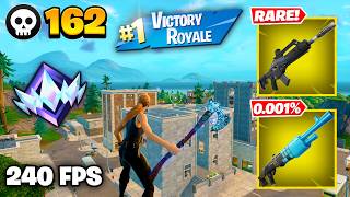 162 Elimination "RANKED RELOAD" Gameplay Wins (Fortnite Chapter 7 Keyboard & Mouse)
