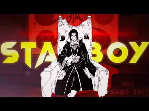 Itachi Uchiha AMV | Starboy – 100 Subscribers Special 🔥