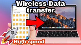 Wireless Data transfer Android to pc |High speed