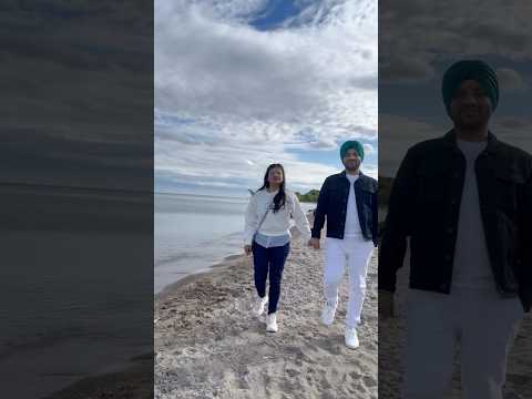 Fun day Sunday😁😍 #love #harshi #couple #couplegoal #beach #canada #ytshorts