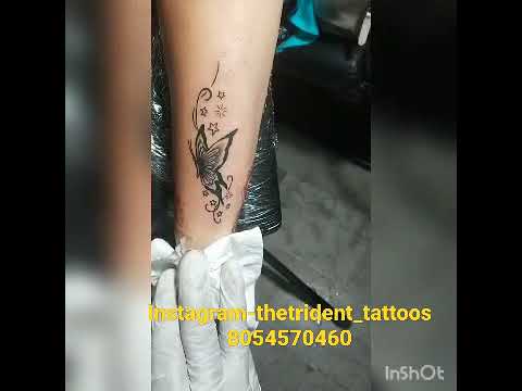 butterfly  tattoo in mohali,Kharar,#genuineprice #hygenic