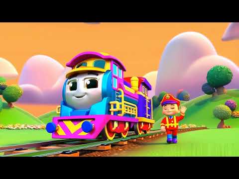 Toddler Song About The Magical Counting Train | Learn Numbers & Counting for Kids! 🎵 1, 2, 3!