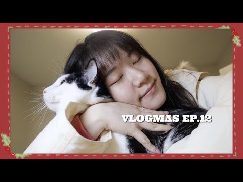 VLOGMAS ep.11 ☃️ 奶油辣烏龍麵＋氣炸薯條🍟