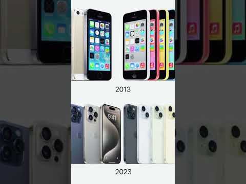 iPhone 10 years apart! #trending #apple #smartphone #tech #youtubeshorts