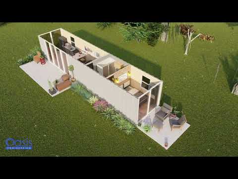 Oasis Engineering Pre-Engineered Shipping Container Plans