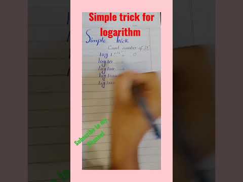 Simple math trick || #viralshorts #viral #shorts #maths #logarithm #trending #9thclass