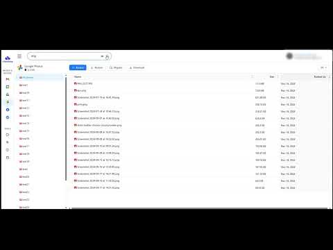 How to use search on google photo backup at ElBackup