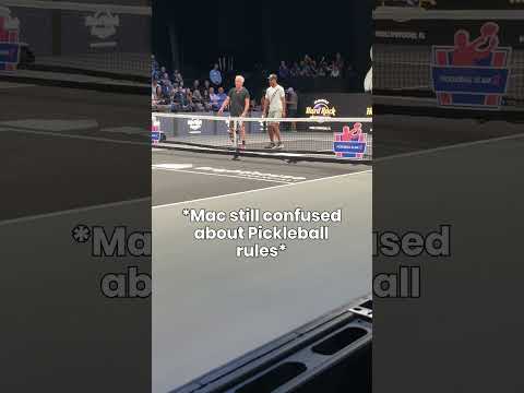 😡 John McEnroe LOST HIS MIND On This Ref?! #johnmcenroe #pickleball #shorts