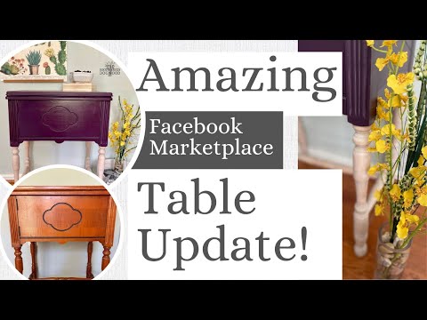 Facebook Marketplace Upcycle | Furniture Makeover + Mistakes #newvideo #tutorial #diytutorial
