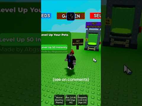 🔥 Level Up Pets Fast! Grow a Garden OP Script! #growagarden #fyp #trending #roblox