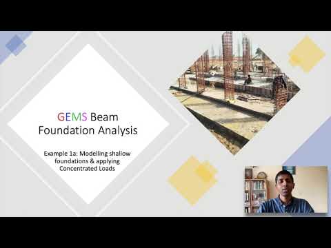 GEMS Beam Foundation Analysis Tutorial - Example1a