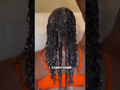 Which order do you use your products on wash day? #washdayroutine #washday #curlyhairroutine #curls