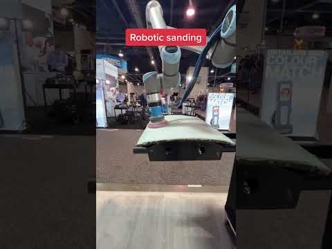 The Future of Sanding: Robot Technology Takes Over at SEMA Show #FutureOfSanding #RobotTechnology