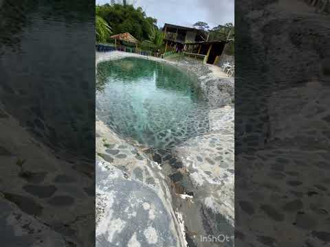 Hidden Natural Pool Paradise! 🌿💦 Most Beautiful Place I’ve Ever Seen! #NaturalPool #HiddenParadise