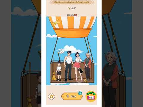 Brain Puzzle Tricky Quest | Level 24 Stop Landing - Help them reduce the hot air ballon's weight |